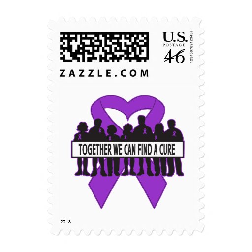 Pancreatic Cancer Together We Can Find A Cure Postage Stamp