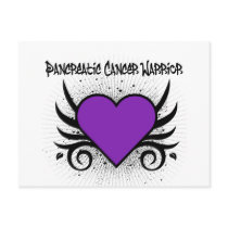 Pancreatic Cancer Warrior postcards by cancerapparel Pancreatic Cancer Warrior postcards