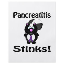 Pancreatitis Stinks Skunk Awareness Design Flyer