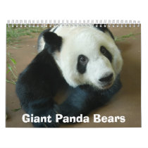panda118, Giant Panda Bears Wall Calendar