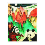 Panda 04 * panda art postcard * panda Postcards