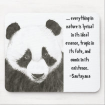 Panda ala Darby Mouse Pad mousepads