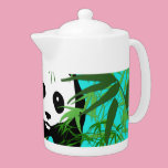 Panda and Bamboo Tea Pot teapots