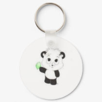 Panda and Lime keychains