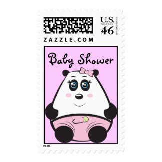 Panda Baby Shower stamp
