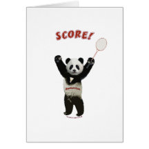 Panda Badminton Score Card