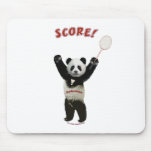 Panda Badminton Score Mouse Mats