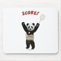 Panda Badminton Score Mouse Mats