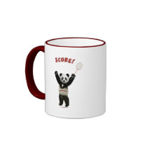 Panda Badminton Score Mug