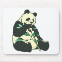 PANDA BAMBOO EAT mousepads by Sofia_Youshi PANDA BAMBOO EAT mousepads