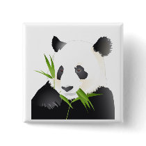 Panda Bear Button