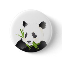 Panda Bear Button