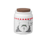 Panda Bear Candy Jar