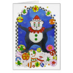 Panda Bear Christmas Card