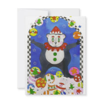 Panda Bear Christmas invitations by lynndarakosdesigns Panda Bear Christmas invitations