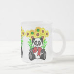 Panda Bear Flowers Mug