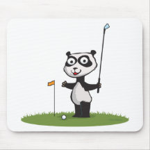 Panda Bear Golf Mousepad