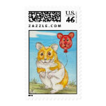 Panda Bear Hamster Balloon Art postage
