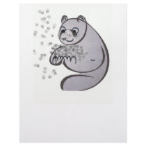 Panda Bear letterhead by Incatneato Panda Bear letterhead