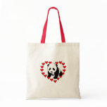 Panda Bear Love Canvas Bags