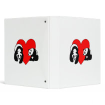 Panda Bear Love Binders