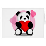 Panda Bear Love Greeting Cards