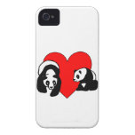 Panda Bear Love Case-Mate iPhone 4 Case