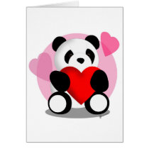 Panda Bear Love cards
