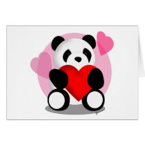 Panda Bear Love cards
