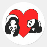 Panda Bear Love Sticker