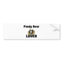 Panda Bear Lover bumper stickers by AnimalShirts Panda Bear Lover bumper stickers