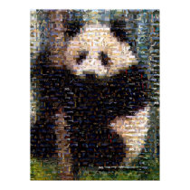 Panda Bear Montage posters