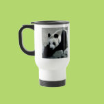 Panda Bear on Rocks Coffee Mug