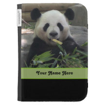 Panda Bear Personalized Kindle Case