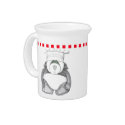 Panda Bear Porcelain Pitcher pitcher