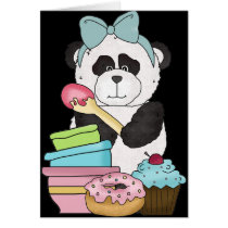 Panda Bear Sweet Treats Cards