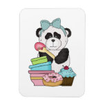 Panda Bear Sweet Treats Flexible Magnet