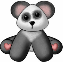Panda Bear Teddy Bear Wall Sculpture photo sculptures