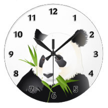 Panda Bear Wallclock