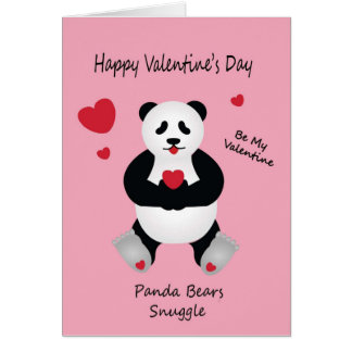 panda valentines bear