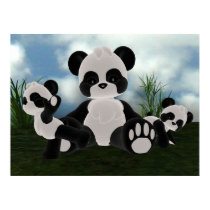 Panda Bearz Sunny Day Poster posters