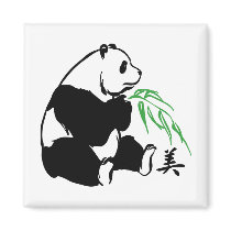 Panda Beauty magnets by DrDorian Panda Beauty magnets