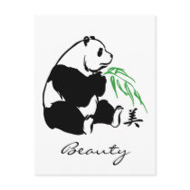 Panda Beauty postcards by DrDorian Panda Beauty postcards