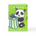 Panda Birthday Card