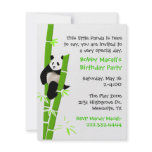 Panda Birthday Invitation