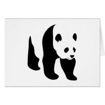 Panda Blank Note Card