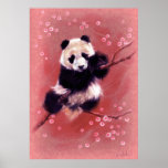 Panda Blossom Print