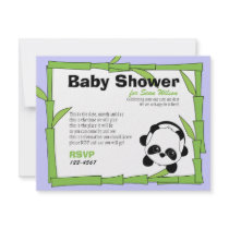 Panda-Boo Personalized Invite