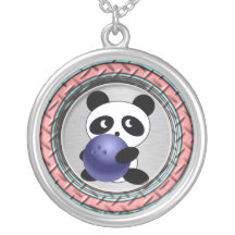 Panda Bowler Custom Necklace