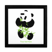 Panda box jewelry box